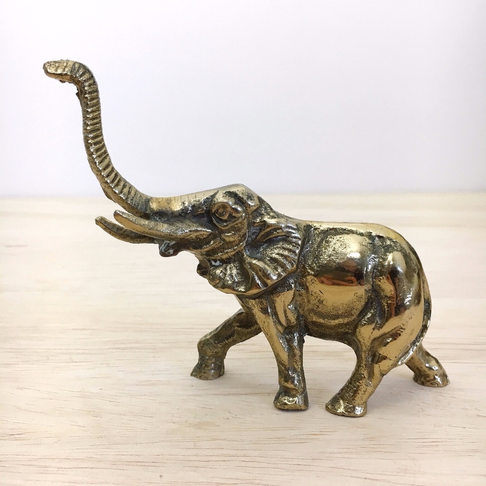 Antique Brass Elephant